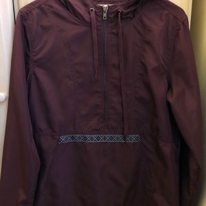 Maroon Windbreaker